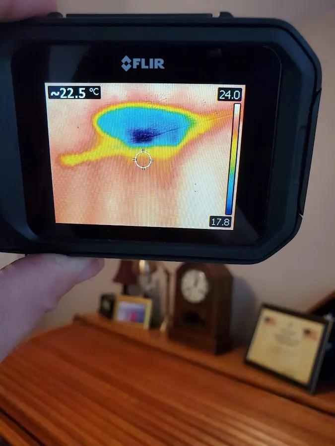 Thermal imaging inspection for water damage in Redland